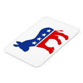 Democraat Donkey Premium Magnet Magneet (Linkerzijde)