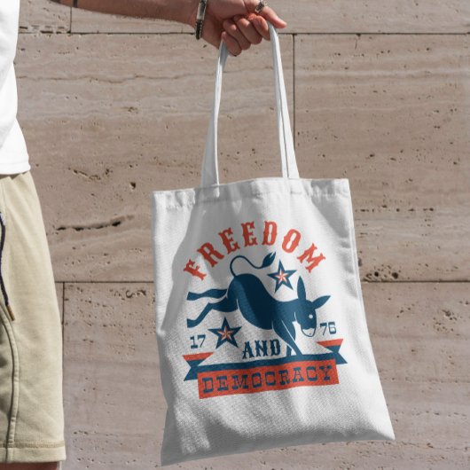 Democraat Donkey Quote Tote Bag