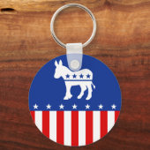 Democraat Donkey Sleutelhanger (Voorkant)