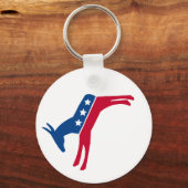 Democraat Donkey Sleutelhanger (Voorkant)