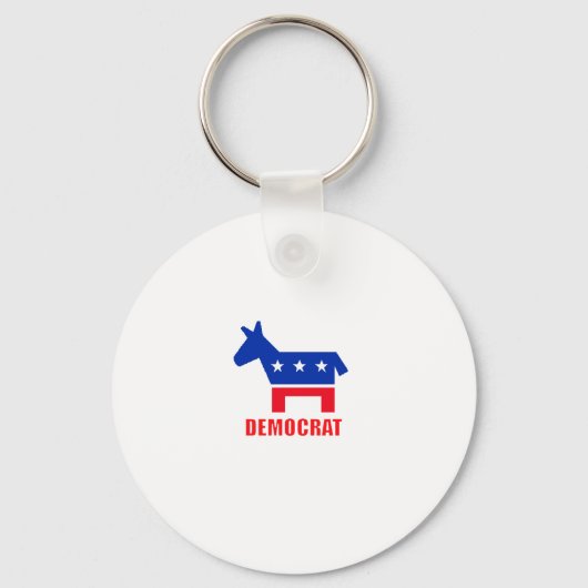 Democraat Donkey Sleutelhanger (Voorkant)