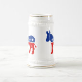 Democraat Donkey Stein Bierpul (Center)