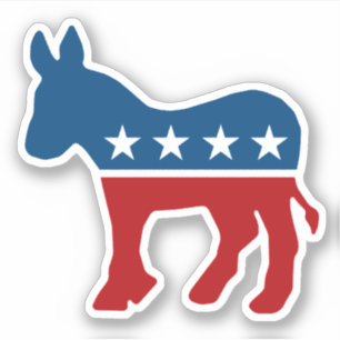 Democraat Donkey Sticker
