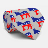 democraat donkey stropdas (Opgerold)