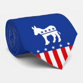 Democraat Donkey Stropdas (Opgerold)