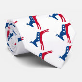 Democraat Donkey Stropdas (Opgerold)