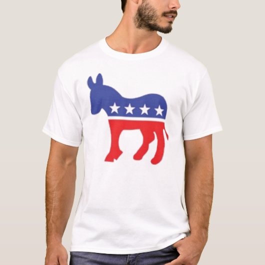 Democraat Donkey T-shirt (Voorkant)