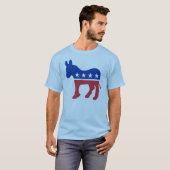 Democraat Donkey T-Shirt (Voorkant volledig)