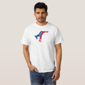 Democraat Donkey T-shirt (Voorkant volledig)