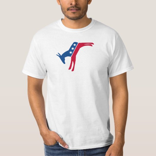 Democraat Donkey T-shirt (Voorkant)