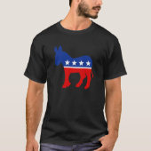 Democraat Donkey T shirten T-shirt (Voorkant)