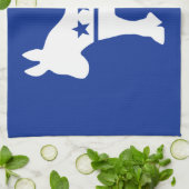 Democraat Donkey Theedoek (Gevouwen)