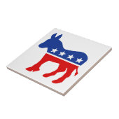 Democraat Donkey Tile Tegeltje (Zijkant)