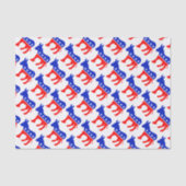 Democraat Donkey Tissuepapier (Voorkant)