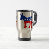 Democraat Donkey Travel Mug Reisbeker (Voorkant rechts)