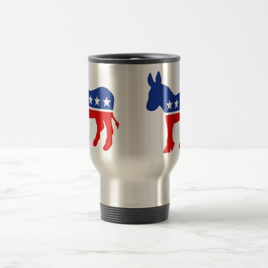 Democraat Donkey Travel Mug Reisbeker (Center)