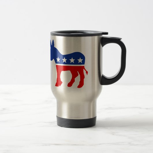 Democraat Donkey Travel Mug Reisbeker (Rechts)