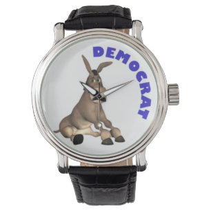 Democraat Donkey Watch Horloge