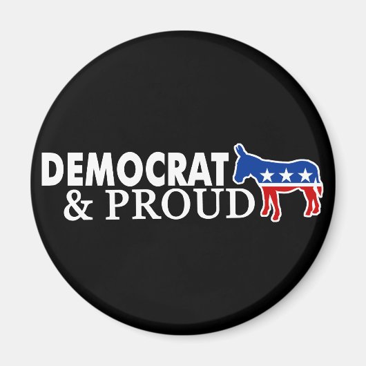 Democraat en Proud Magneet (Voorkant)