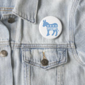 democraat het is een jongetje ronde button 5,7 cm (In situ)