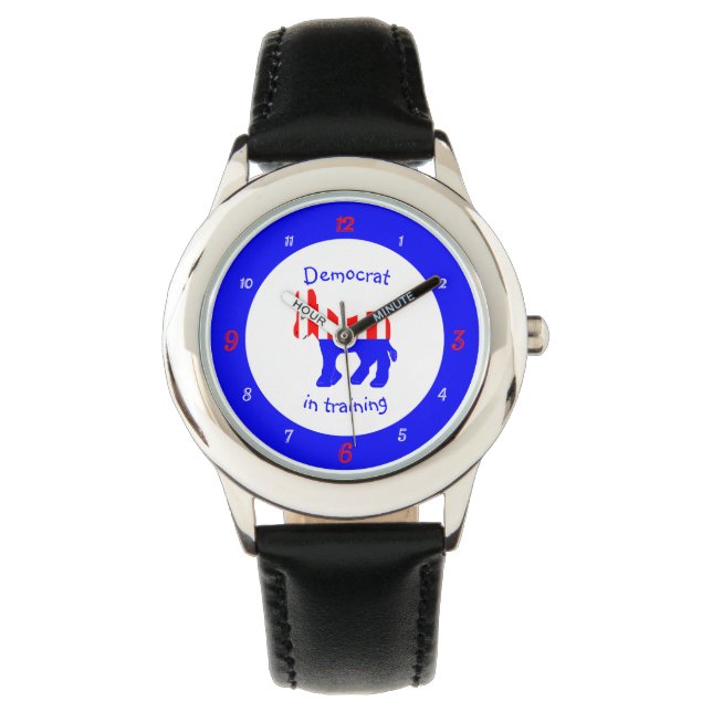 Democraat in training Genummerd horloge (Voorkant)