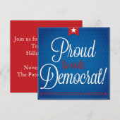 democraat kaart (Voorkant / Achterkant)