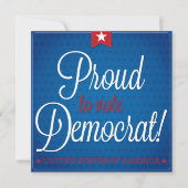 democraat kaart (Voorkant)