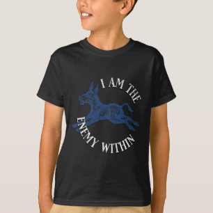 Democraat Kamala Harris Vijand van Binnen Anti-tru T-shirt
