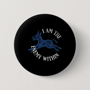 Democraat Kamala Harris Vijand van Binnenuit Anti- Ronde Button 5,7 Cm