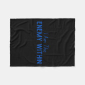 Democraat Kamala vijand binnen anti-Trump linkervl Fleece Deken (Voorkant (Horizontaal))