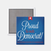 democraat magneet (Voorkant / Achterkant)
