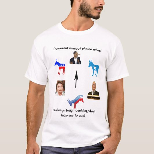 Democraat mascot t-shirt (Voorkant)