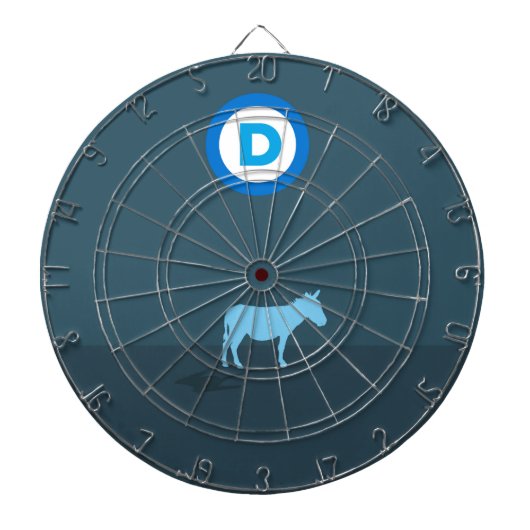 Democraat Metal Cage Dartboard Dartbord (Voorkant)