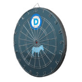 Democraat Metal Cage Dartboard Dartbord (Voorkant Rechts)