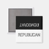 Democraat of Republikein? Magneet (Voorkant / Achterkant)