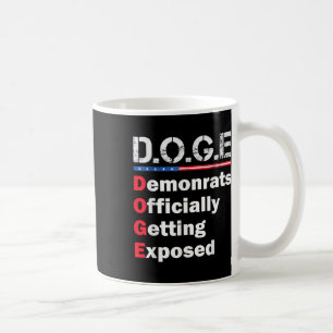 Democraat officieel ontmaskerd, Trump 2025 Koffiemok