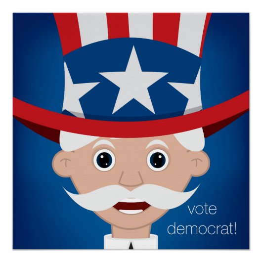 democraat perfect poster (Voorkant)