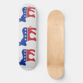 DEMOCRAAT PERSOONLIJK SKATEBOARD (Voorkant)