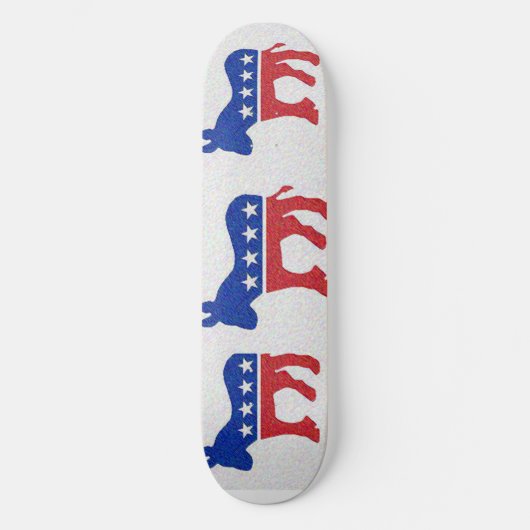 DEMOCRAAT PERSOONLIJK SKATEBOARD (Voorkant)