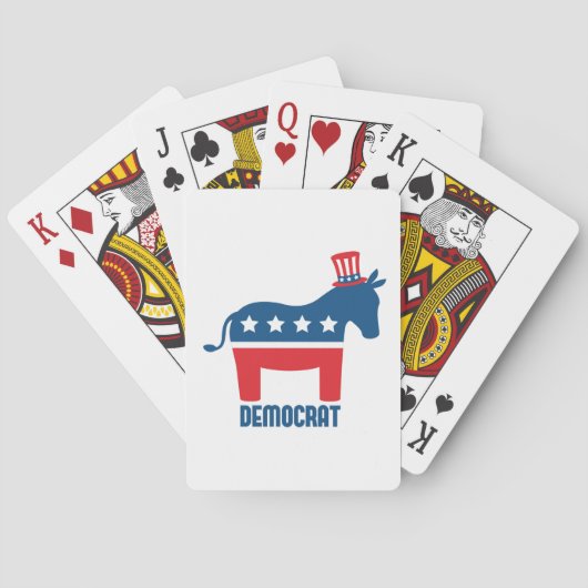 democraat pokerkaarten (Achterkant)