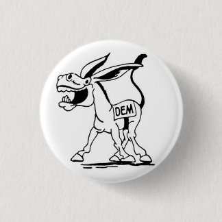 democraat ronde button 3,2 cm