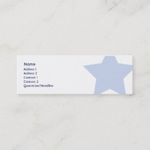 Democraat - Skinny Mini Visitekaartje