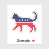 Democraat Sticker (Vel)