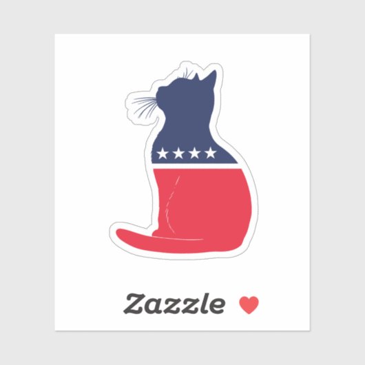 Democraat Sticker (Vel)