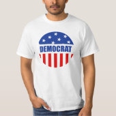 Democraat T shirten T-shirt (Voorkant)