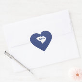 Democraat uit South Carolina Hart Sticker (Envelop)