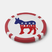 Democraat uit Utah Ezel Poker Chips (Enkel)