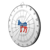 democraat usa partij dart bestuur verenigde staten dartbord (Voorkant Rechts)