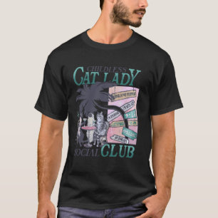 Democraat van de kinderloze kattenvrouwensociëteit t-shirt