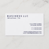 democraat . visitekaartje (Achterkant)